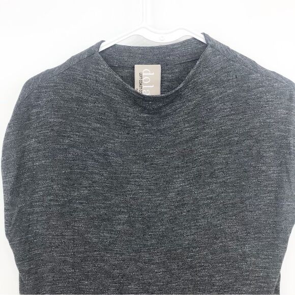 Anthropologie Dolan Left Coast Collection Marled Gray Sleeveless Blouse - Picture 2 of 10